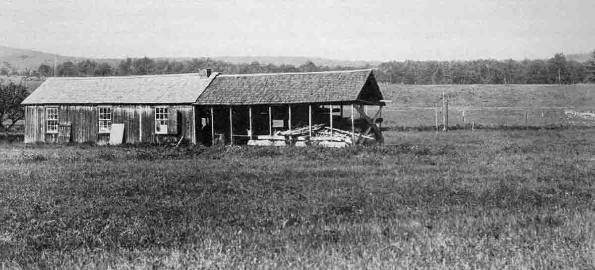 The range and shooting house of the National Rifle Club in Vernon, Vermont. From The American Rifleman magazine.